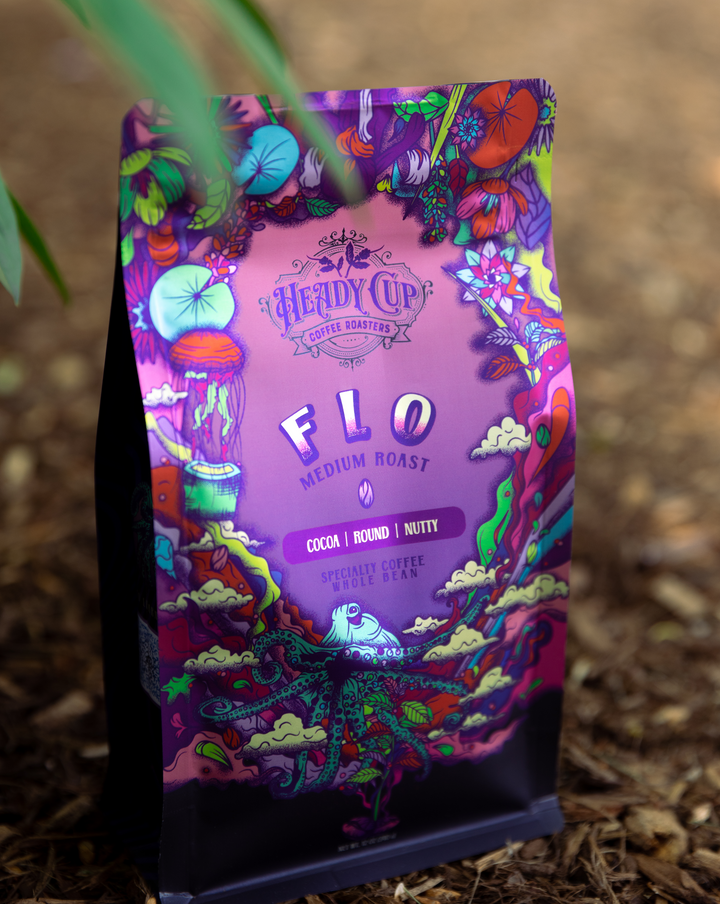 Heady Cup Coffee Roasters Flo Medium Roast Locally Roasted Coffee