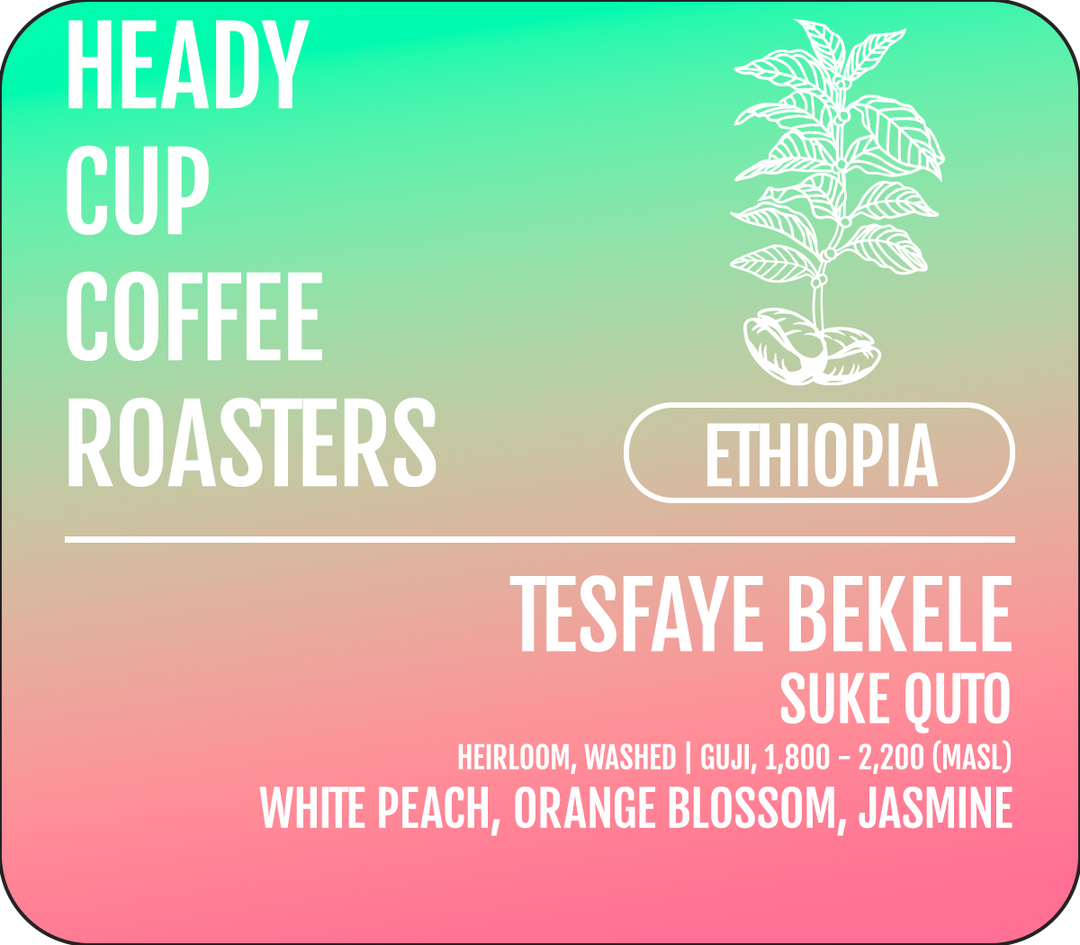 PICTURE OF SUKE QUTO LABEL HEADY CUP COFFEE ROASTERS