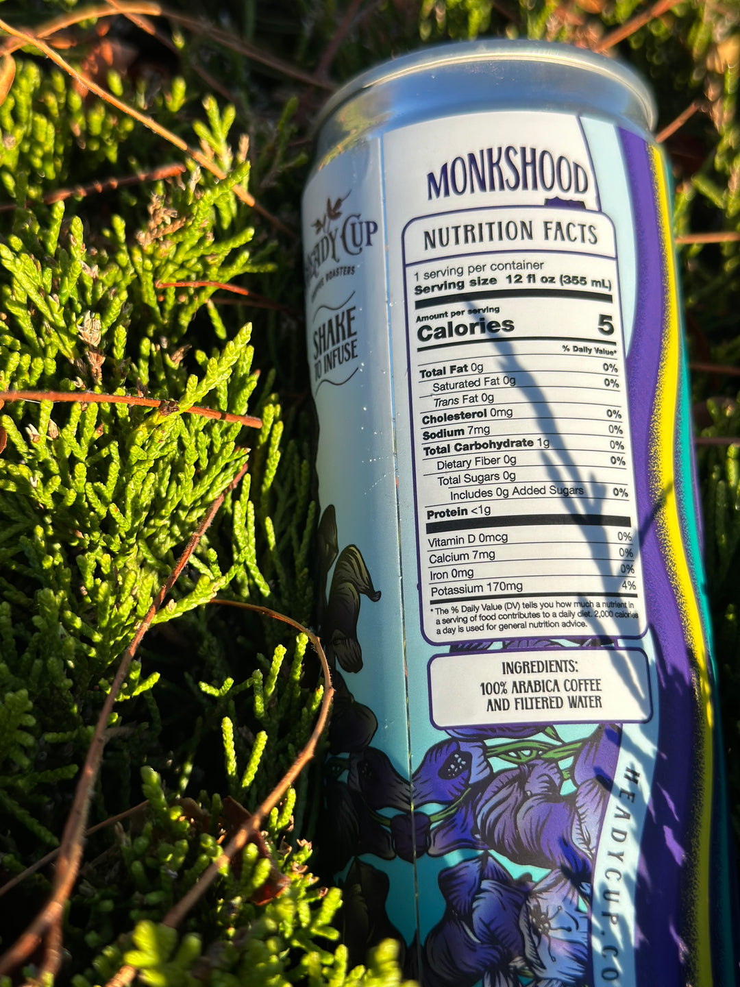 Monkshood Nutrition Facts - Heady Cup Coffee Roasters - Nitro Cold Brew