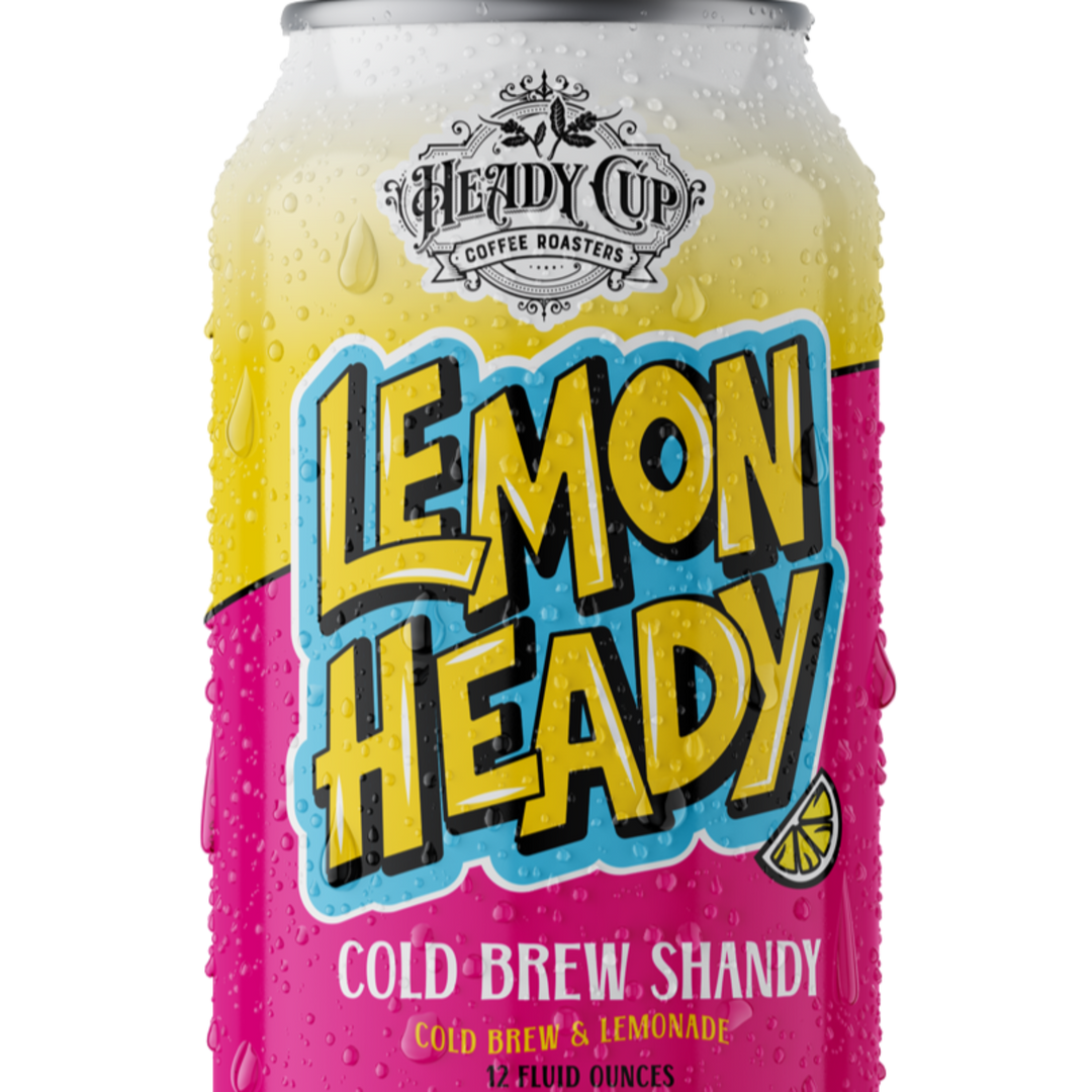 Lemon Heady Cold Brew Shandy Lemonade and Coffee Can