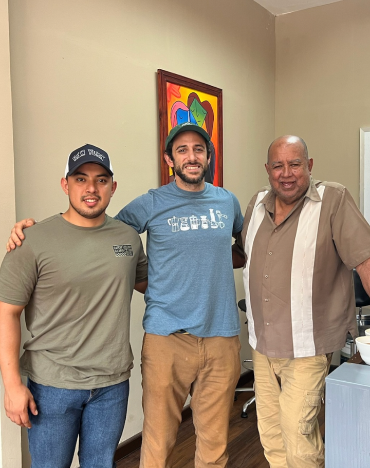 Don Fabio Caballero, Fabio Caballero Jr, and Andros Mitri finest of Honduras coffee importers and producers.