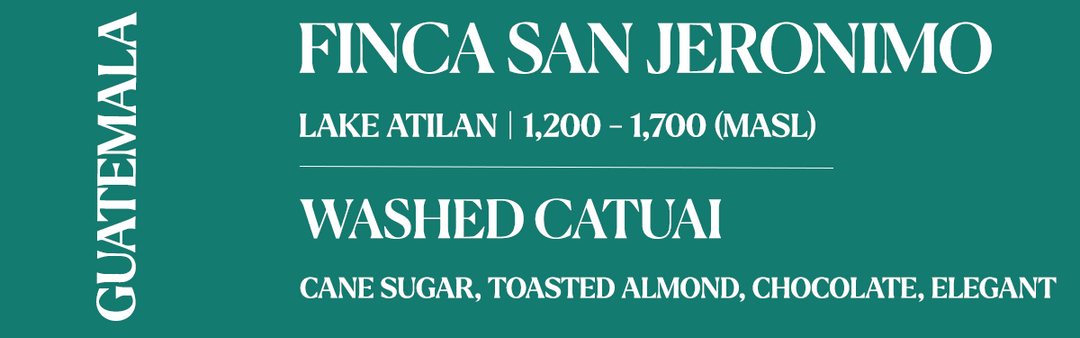 Guatemala Finca San Jerónimo