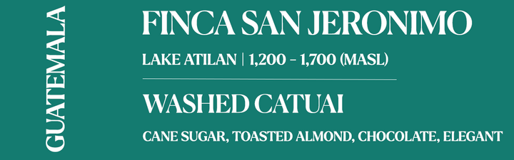 Guatemala Finca San Jerónimo
