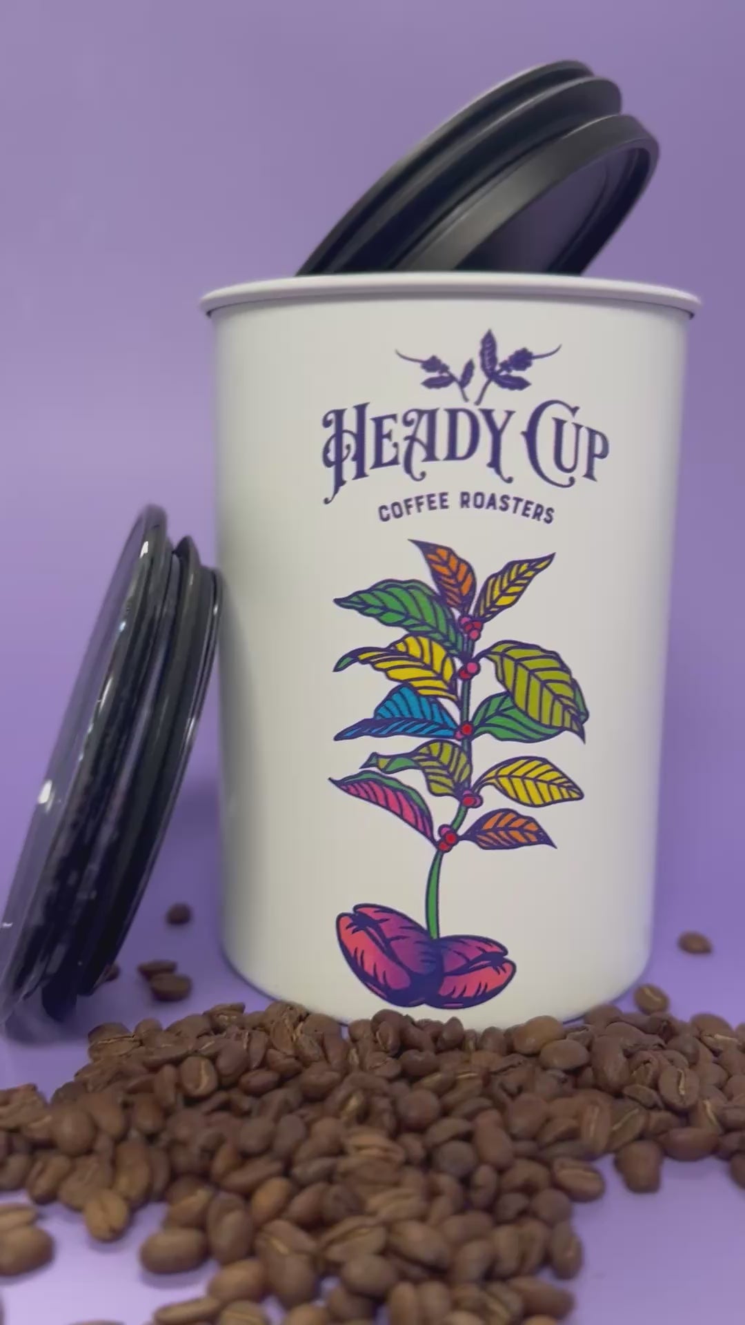 Heady Cup Coffee Roasters Airscape Container video